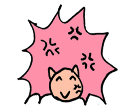 animal shout sticker #11743809