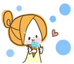 Cute girly stickers6 sticker #11744090