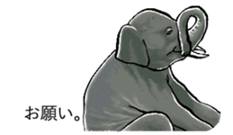 The animals jumps out of a balloon sticker #11744680