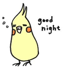 my cockatiel sticker #11744765