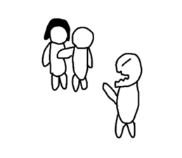 crazy people(English) sticker #11744946