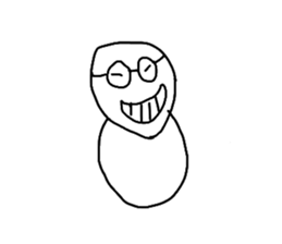 crazy people(English) sticker #11744954