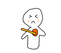 crazy people(English) sticker #11744959