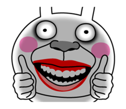 The Crazy Rabbit sticker #11745005