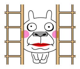 The Crazy Rabbit sticker #11745008