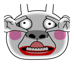 The Crazy Rabbit sticker #11745017