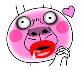 The Crazy Rabbit sticker #11745025