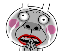 The Crazy Rabbit sticker #11745031