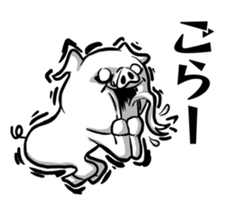 Monster pig stickers2 sticker #11745892