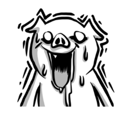 Monster pig stickers2 sticker #11745915