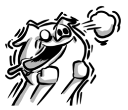 Monster pig stickers2 sticker #11745916