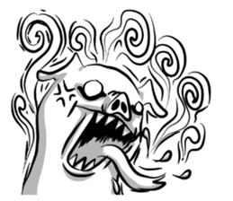 Monster pig stickers2 sticker #11745918