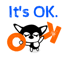Kawaii dog,Dub talk in English vol.2 sticker #11746001