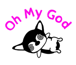 Kawaii dog,Dub talk in English vol.2 sticker #11746006