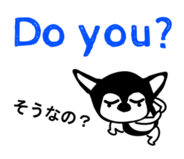 Kawaii dog,Dub talk in English vol.2 sticker #11746017