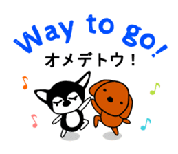 Kawaii dog,Dub talk in English vol.2 sticker #11746021