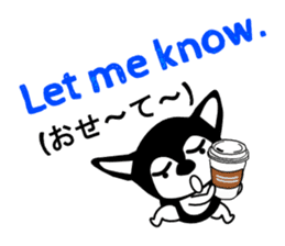 Kawaii dog,Dub talk in English vol.2 sticker #11746032