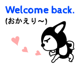 Kawaii dog,Dub talk in English vol.2 sticker #11746037