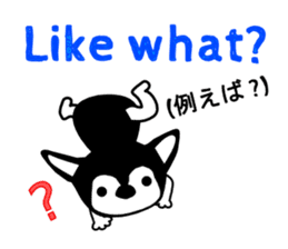 Kawaii dog,Dub talk in English vol.2 sticker #11746038