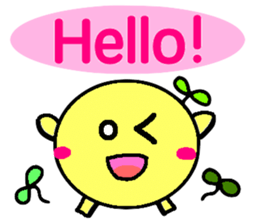 Pretty yuzu sticker of Chinese sticker #11746326