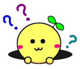 Pretty yuzu sticker of Chinese sticker #11746341