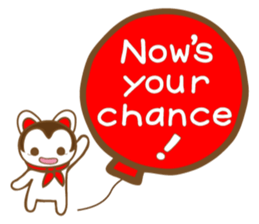 "HAPPY WANKO" [English] sticker #11747082