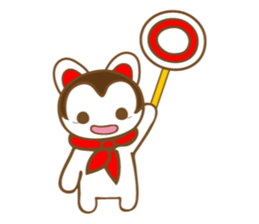 "HAPPY WANKO" [English] sticker #11747091