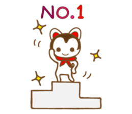 "HAPPY WANKO" [English] sticker #11747096