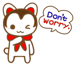 "HAPPY WANKO" [English] sticker #11747104