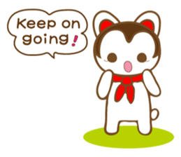 "HAPPY WANKO" [English] sticker #11747107