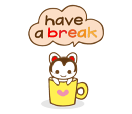 "HAPPY WANKO" [English] sticker #11747109