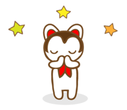 "HAPPY WANKO" [English] sticker #11747117
