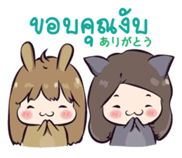 memi shop neko-bunny sticker #11747560