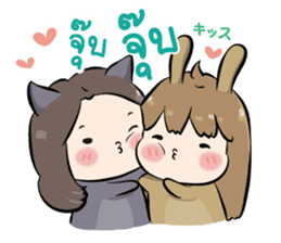 memi shop neko-bunny sticker #11747596