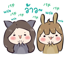 memi shop neko-bunny sticker #11747597