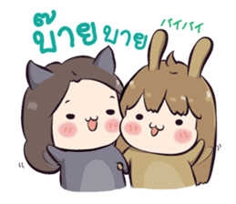 memi shop neko-bunny sticker #11747599
