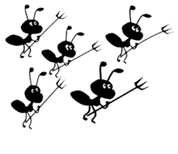 Little ants, Pure hearts ! sticker #11747720