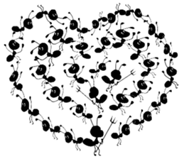 Little ants, Pure hearts ! sticker #11747739