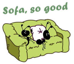 Little ants, Pure hearts ! sticker #11747746