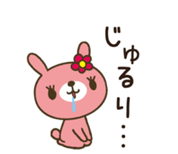 Convenient rabbit sticker sticker #11748446