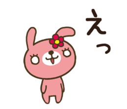 Convenient rabbit sticker sticker #11748455