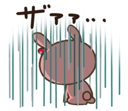 Convenient rabbit sticker sticker #11748459