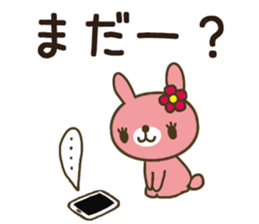 Convenient rabbit sticker sticker #11748473