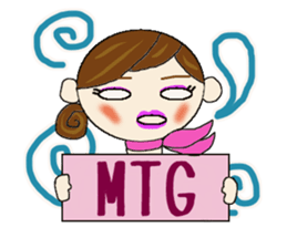 Daily life of the Beauty advisor sticker #11748689