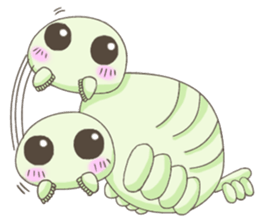 Ancient creature Anomalocaris 2. sticker #11748888