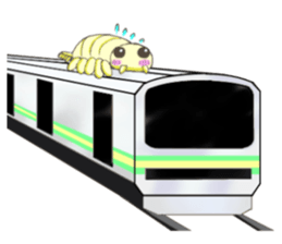 Ancient creature Anomalocaris 2. sticker #11748913