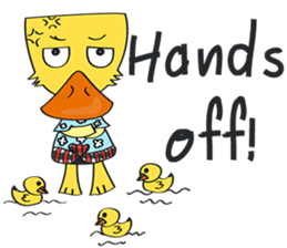 Family of Ducks (English version) sticker #11748921