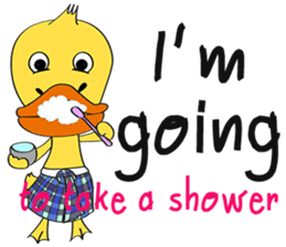 Family of Ducks (English version) sticker #11748928