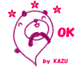 "KAZU" only name sticker sticker #11749365