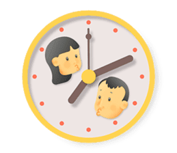 Cute Boy with Green T-Shirt sticker #11749833